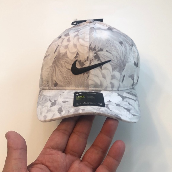 nike floral golf cap